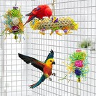 3pcs Bird Toys Bird Shredding Foraging Toys Parakeet Toy Chewing Hanging Toy