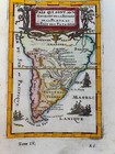 South America Patagonia 1683 Alain Manesson Mallet Antique Map 17th Century