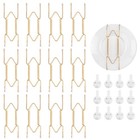 12 Pack Wall Plate Hangers  6-8 Inch Art Plate Holder  Heavy Duty Wire Display H