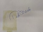Ted Mack Signed Autograph Album Page Psa dna Certified Coa