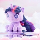 Soft Purple Pony Plush Doll Baby Li Q Version Toy