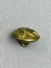 Vintage Brass Tone Metal Eagle   Shield Small Dome Button