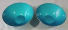 2 Emalox Norway Turquoise Enameled 8  Bowls Euc