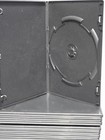 25x -slim Slimline Empty Black Premium Single Dvd Replacement Clear Sleeve Cases