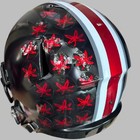 Ohio State Buckeyes Speed Full Size Replica Football Helmet Satin Black With Red