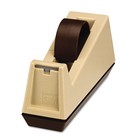 Scotch Heavy-duty Weighted Desktop Tape Dispenser 3  Core Plastic Putty brown