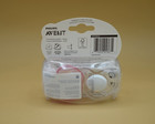 Philips Avent Orthodontic Fashion Mode Soft Silicone Pacifier 6-18m White   Pink