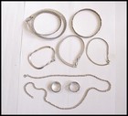 Large Lot Of 925 Silver All Jewelry - All Marked 925  79 52 Gr  Some From Italy