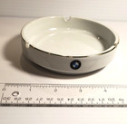 Vintage Bmw Glass Ashtray With Logo 4 5  Dealership Advertising Bmw Memorabilia