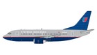 United Airlines B737-500 Reg  N936ua Battleship Livery Gjual2348 Scale 1 400