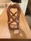 Carved Stone Couple Woman Man Family Tree Life Art Statue Figurine 4 1 2  Tall