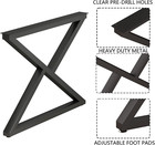 Metal Table Legs Heavy Duty T Shape Iron Desk Legs Industrial Furniture Legs din