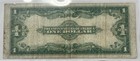 1923  1 One Dollar Horse Blanket Silver Certificate Large Size Note Blue Seal