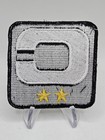 2 Star Captain C Patch Black  White C Sew On