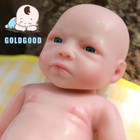 18 Inch Open Eyes Newborn Girl - Reborn Platinum Silicone Flexible Skin Dolls
