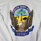 Vintage 90s Operation Desert Shield Sweatshirt Desert Storm Gulf War Size Xl