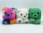 Vintage Puffkins Bear Plush Lot Of 3 Patrick Patty Cosmo