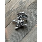 Vintage Frog Pin Brooch Pendant Combo Signed Best Umbrella And Accent Bead Rain