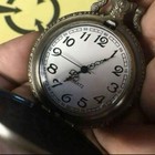 Rare Navy Seal Commemorative Pocket Watch Antique Copper Military Collectible