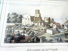 Antique French Prints  Art Chateau Vintage Wall Art  Decor Framed France