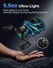 Piscifun Torrent Lite Ultra-light Baitcasting Reel  5 5 Oz Carbon Body  7 1 1   