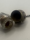 Ae Antique Chatelaine  White Metal   Glass Vinaigrette