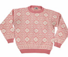 Vintage 80 s Women s Sweaters By Jolie Pink Fair Isle Made In Usa