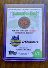 Nycc New York Comic Con 2022 Topps Garbage Pail Kids Promo Card  7 Of 9 Rare
