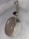 Rose Quarts 2 5 Inch Pendant Is Moonlight Charged And Ready To Help 
