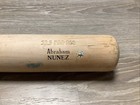 Abraham Nunez 2006 Game Used Cracked Baseball Bat Phillies - Mlb Coa