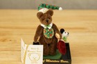 World Of Miniature Bears Toy Wally Christmas Bear Mohair  612 Becky Wheeler