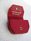 Set Of 5 Poker Dice french Transatlantic Oceanliner original Leather Case 1960s