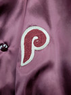 Vtg Philadelphia Phillies Bomber Jacket Boys Large Nylon Snap Mlb Usa Made 80s