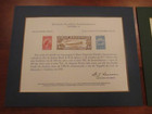 1972 Exfilbra Rio De Janeiro Brazil Souvenir Card Graf Zeppelin   Usa Inverted J