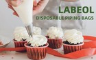 200pcs Disposable Piping Bags 16 Inch 12 Inch Pastry Bags Royal Icing Bags