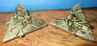 Vintage Collar Tips Ornate Silver-tone Western Wear Accessory Dancers