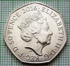 Great Britain 2016 50 Pence  Beatrix Potter - 150th Anniversary  Unc