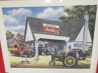 1994 Coca Cola John Deere Print Signed By Pamela Renfroe Filling Up On Memories