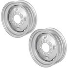  2 - Front Wheel Rims 5 5  X 16  6 Hole 6  Circle 5 50-16 Fits Ford Nh C5nn1007a