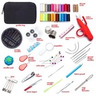 101pc Home Travel Sewing Kit Thread Threader Needle Tape Measure Scissor Thimble