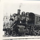 Delaware Lackawanna   Western Railroad Engine Locomotive No  983 Antique Photo
