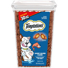 Temptations Classic Savory Salmon Flavor Crunchy And Soft Treats For Cats
