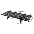 2 Pcs Garage Shelf Heavy Duty Floating Storage Wall Shelving Support 20x48 Inch