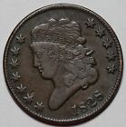1828 Classic Head Half Cent - 12 Stars - Us 1 2c Copper Coin