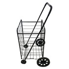 Folding Shopping Cart Utility Trolley single Basket portable For Grocery laundry