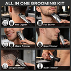 Beard Trimmer For Men  Professional Mens Grooming Kit  Waterproof Electric Shave