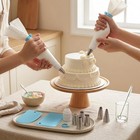 Cake Decorating Set 20pcs Reusable Cotton Piping Bags And Tips