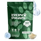 Iron Paws Human-grade Superfood For Dogs  Premium Greens Powder Supplement
