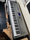 Yamaha Mm8 88-key Digital Home Piano Keyboard  Silver  Includes 1 Pedal