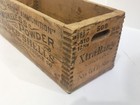Clinton Cartridge Company Wood Crate  rare   410 Ga  No  6  Shot Xtra Range 